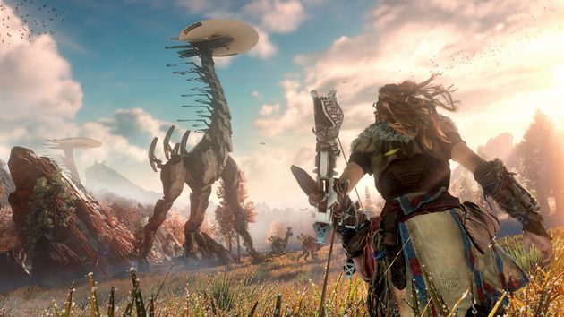 Horizon Zero Dawn - maszyny-żyrafy