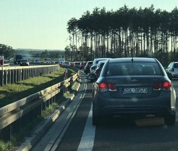 Kolizja autokaru na A2. Utrudnienia w ruchu między Trzcielem a Nowym Tomyślem