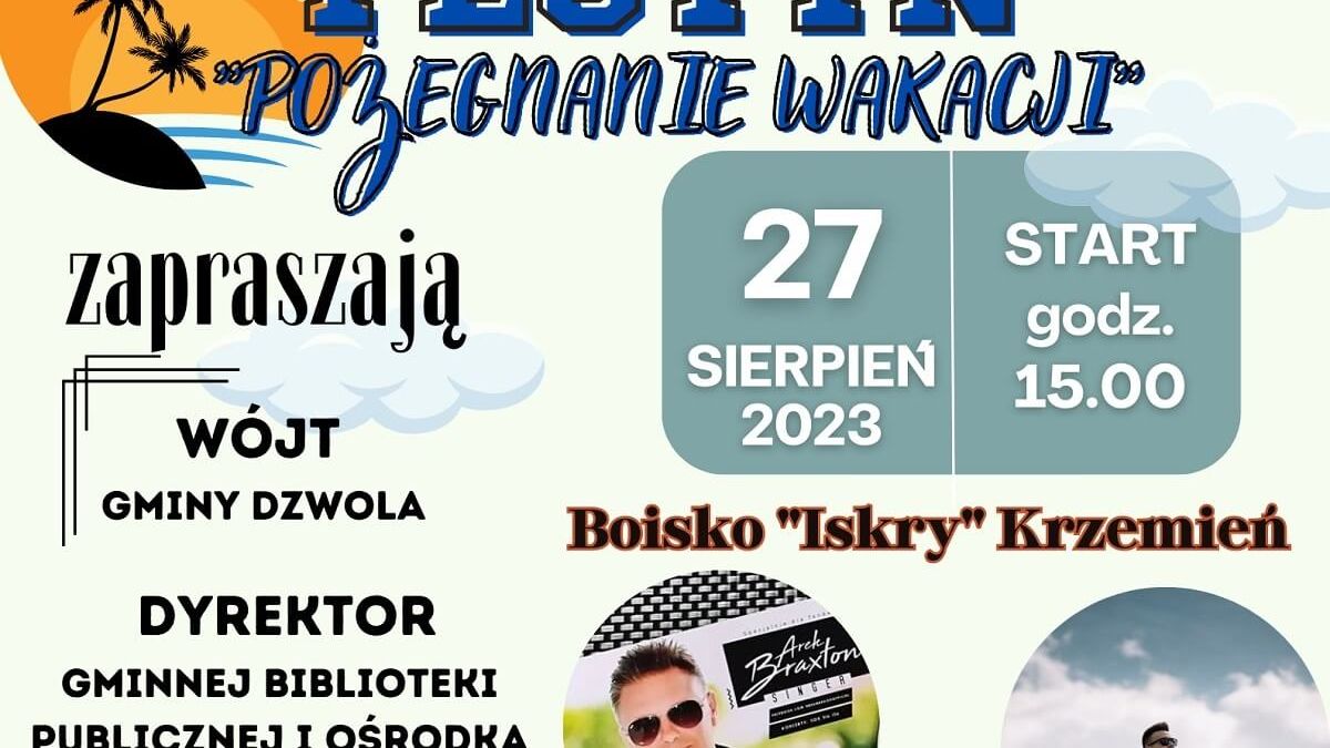 Festyn Pożegnanie Lata w Krzemieniu 2023