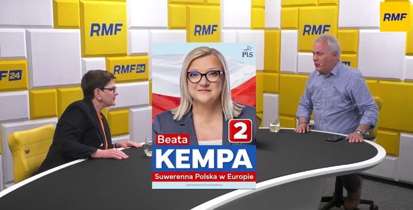 Screen z rozmowy Roberta Mazurka z Beatą Szydło