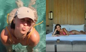 Izabella Krzan kontynuuje azjatyckie wojaże i sesje w bikini. Pochwaliła się fotką na łóżku (ZDJĘCIA)