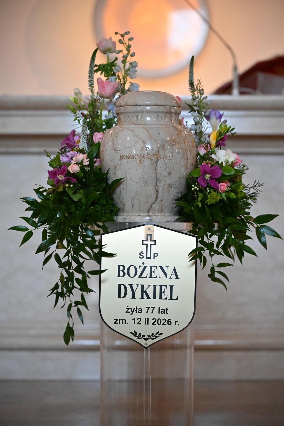 Pogrzeb Bożeny Dykiel 