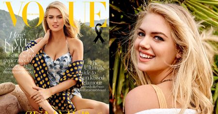 Kate Upton na okładce "Vogue'a"