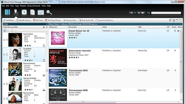Kolejny build Helium Music Manager 2009 1