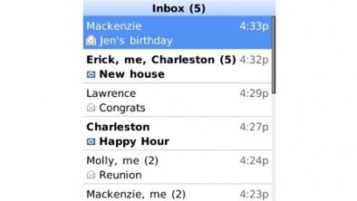 Google przedstawił Gmail 2.0 na J2ME i BlackBerry 1