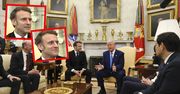 Zapytali Trumpa, czy Putin jest dyktatorem. Tak zareagował Macron