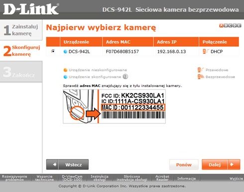 monitoringu IP - konfiguracja