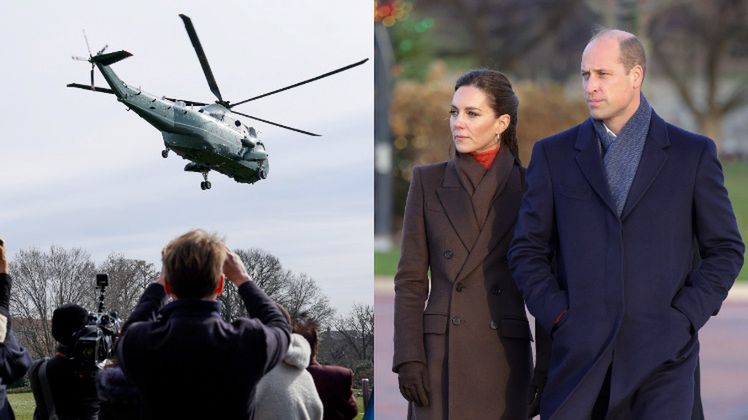 Kate i William odlecieli helikopterem 