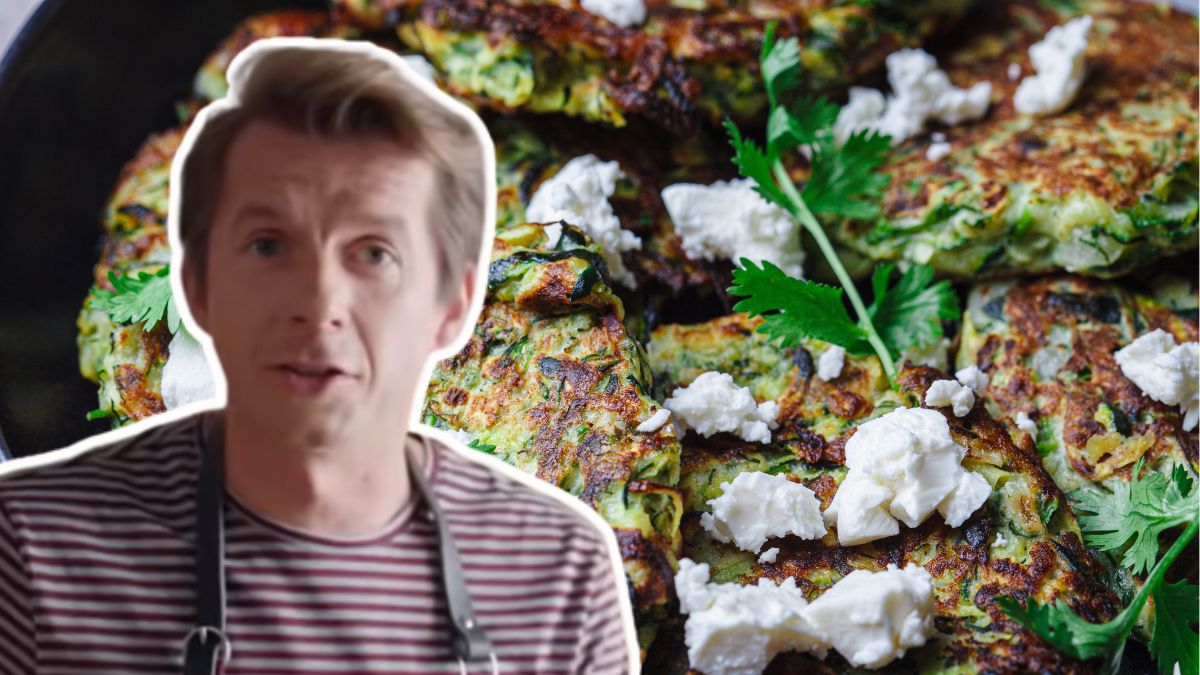 Placki z cukinii od Karola Okrasy są pożywne i bezglutenowe