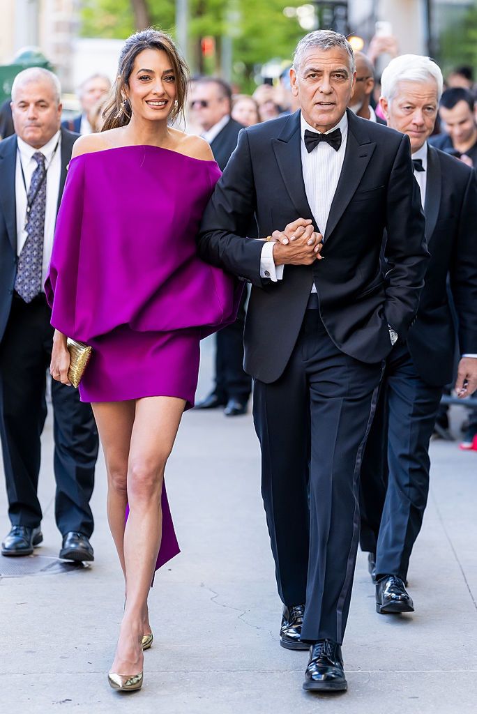 George i Amal Clooneyowie