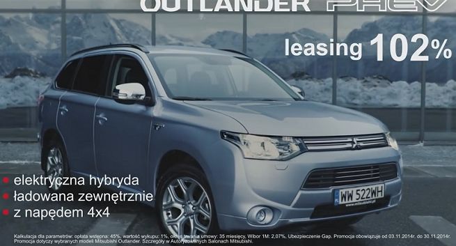 Przejście przez ścianę i breakdance baletnicy reklamują Mitsubishi Outlander PHEV (wideo)