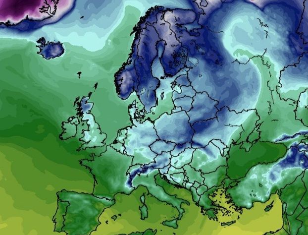 Pogoda na weekend. Delikatne oblicze zimy (Źródło: wxcharts.com)