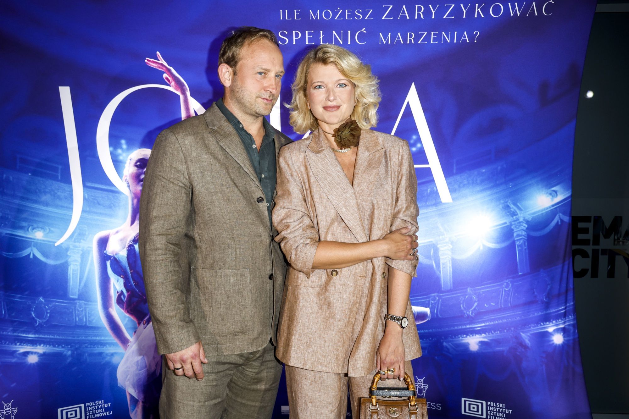 Borysz Szyc zabrał żonę na premierę filmu