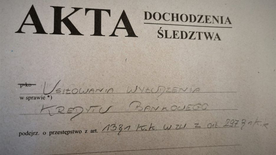 Tym razem do wyłudzenia kredytu nie doszło.