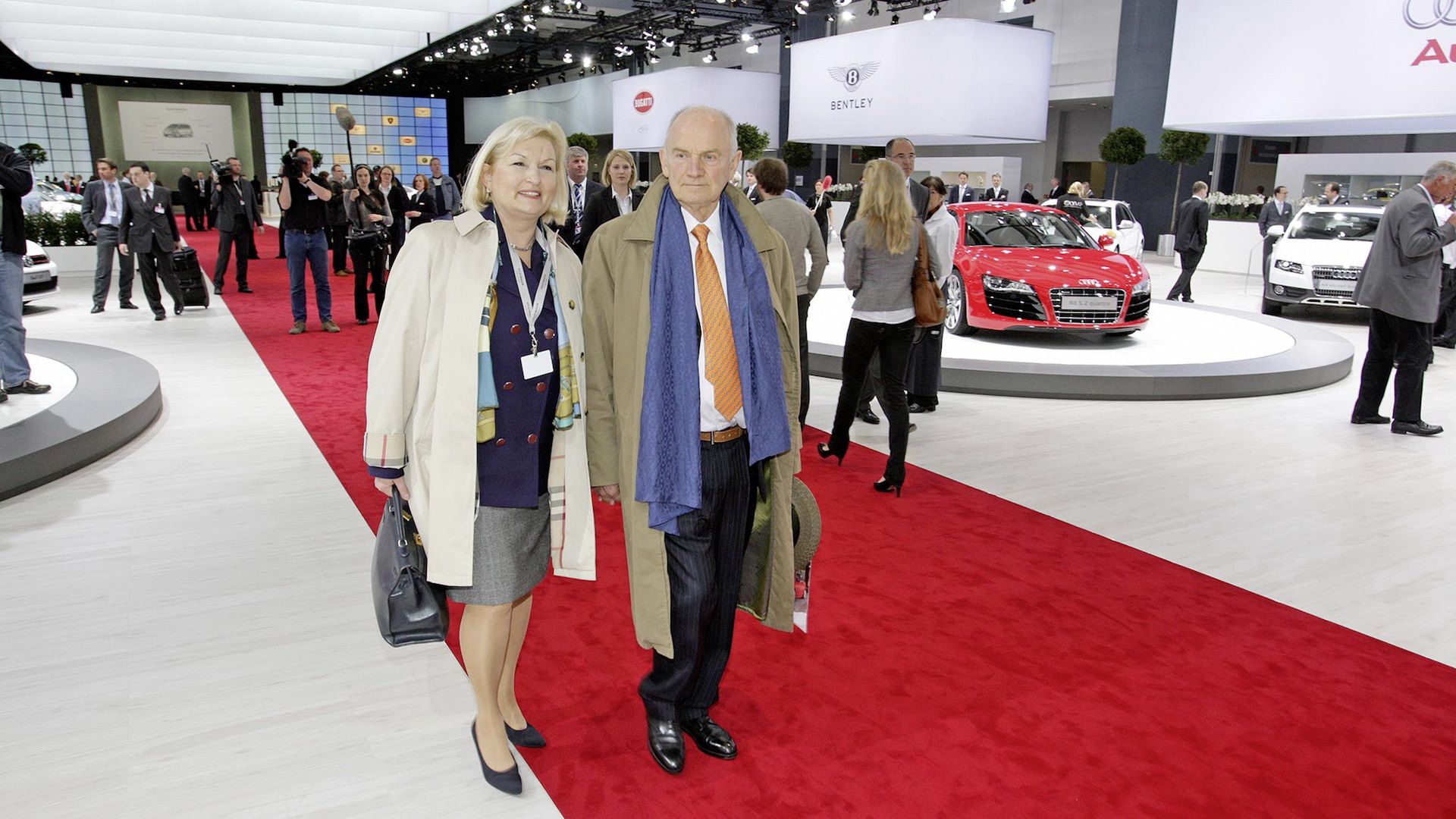 Ferdinand Piëch z żoną Ursulą u szczytu władzy w 2009 r.