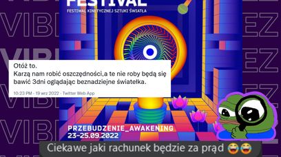 Czy Light Move Festival powinien się odbyć? Co z kryzysem energetycznym?