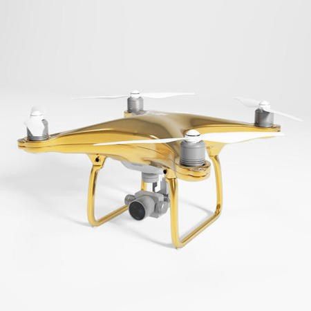 Złoty DJI Phantom 4 do kupienia za 20 tysięcy funtów