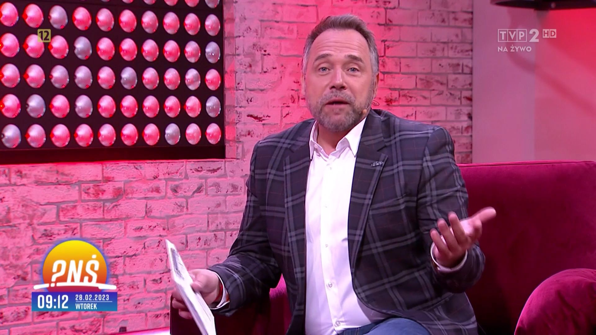 Łukasz Nowicki zaliczył wpadkę w "Pytaniu na Śniadanie"