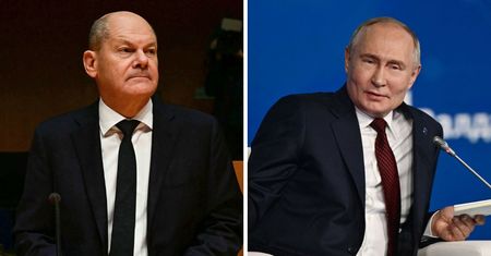 Olaf Scholz rozmawiał z Władimirem Putinem