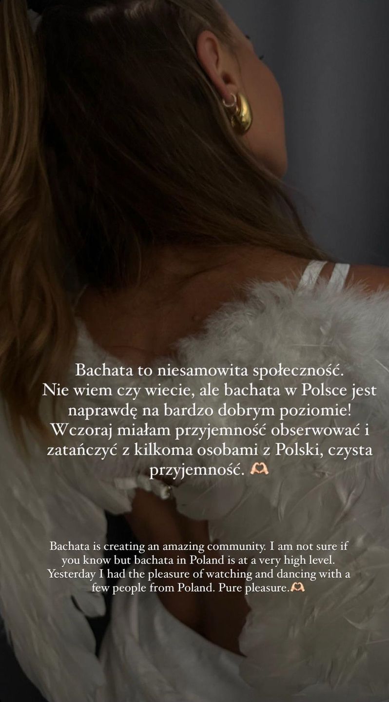 Anna Lewandowska wywija bachatę