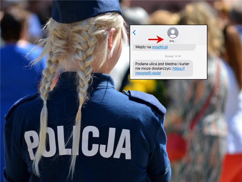 Nowa metoda oszustów. Policjantka pokazuje SMS i ostrzega