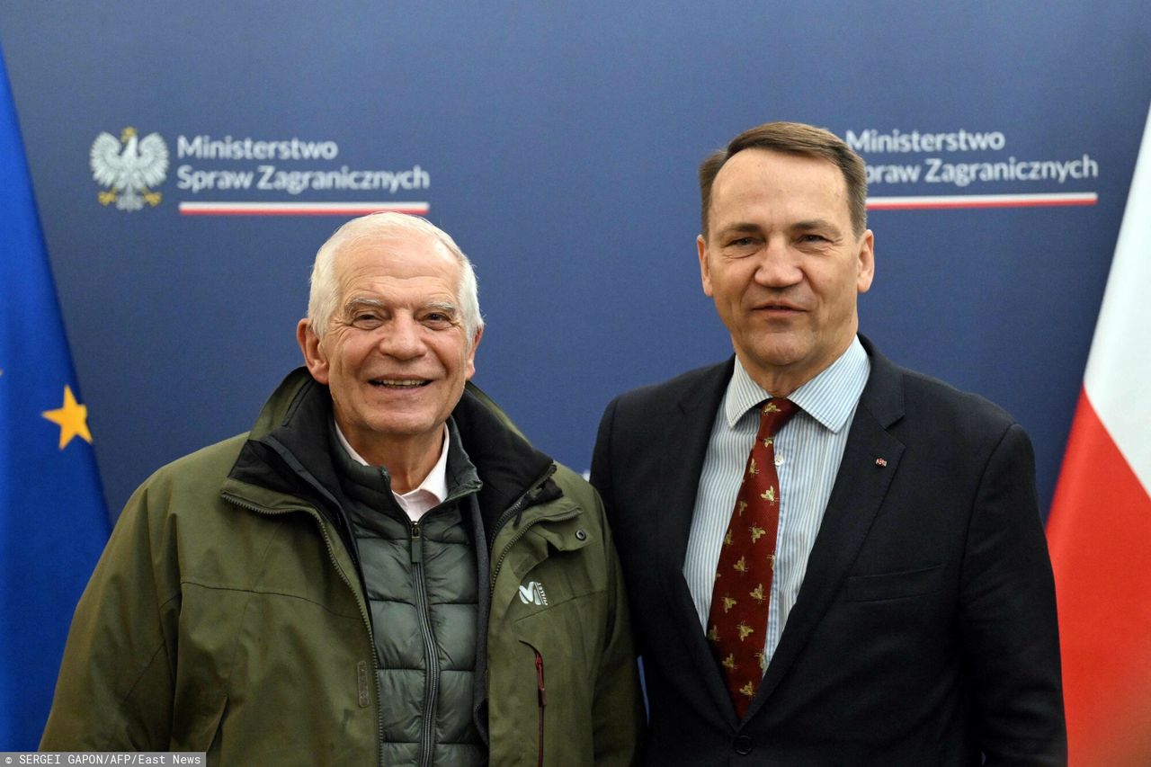 Josep Borrell i Radosław Sikorski