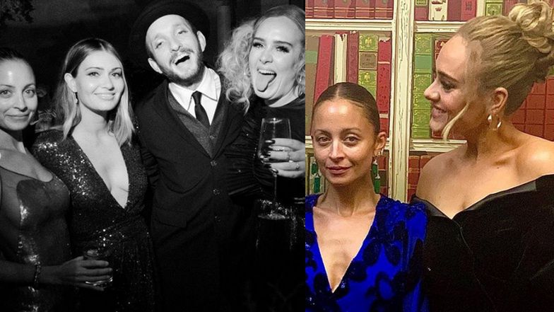 "Szczupła jak przecinek" Adele składa życzenia urodzinowe Nicole Richie (FOTO)