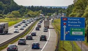 Autostrada A4 stoi. Korek na 6 kilometrów po kolizji trzech aut