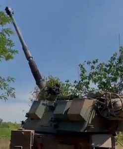 Polskie armatohaubice Krab miażdżą Rosjan. Nagranie Ukraińców z akcji