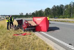 Koszmarny wypadek na S5. Wjechał maluchem pod prąd