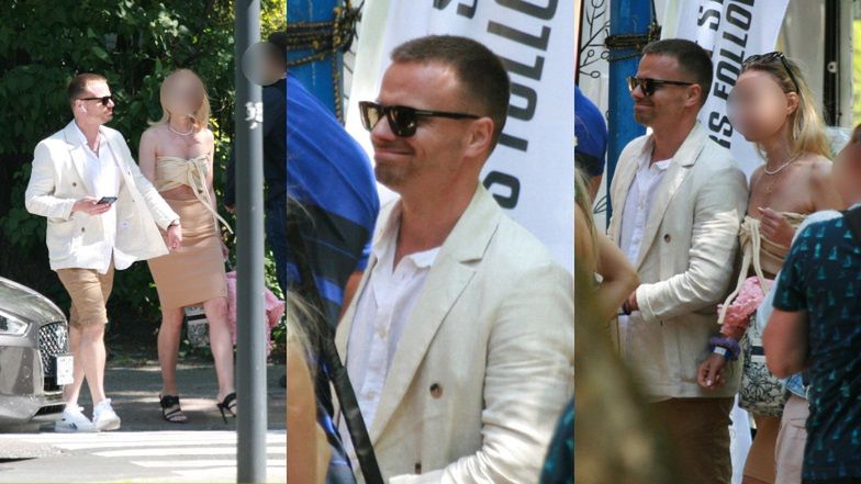 Marcin Hakiel relaksuje się w Sopocie wraz z ukochaną