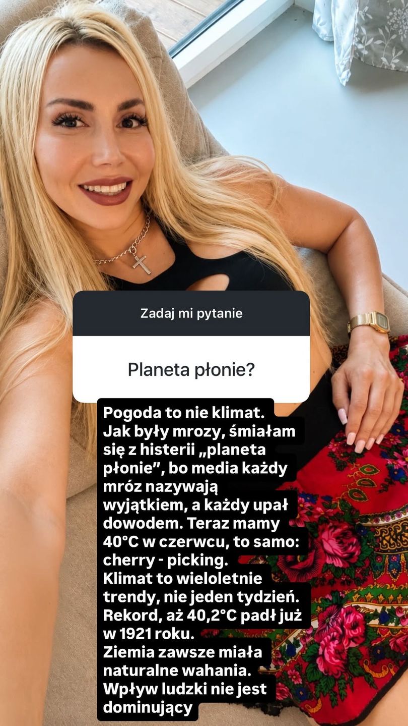 Marianna Schreiber rozprawiała o klimacie 