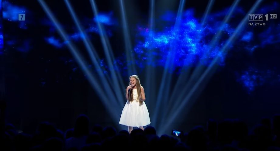 Olivia Wieczorek na eurowizyjnej scenie w 2016 roku