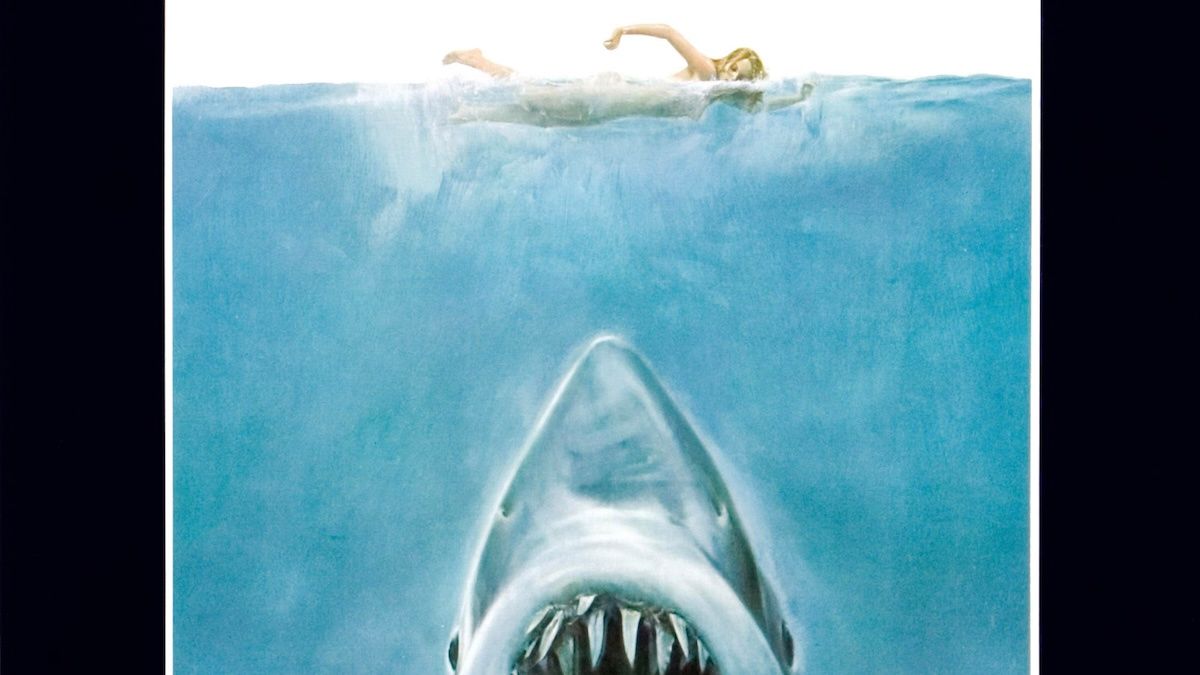Plakat filmu "Szczęki"