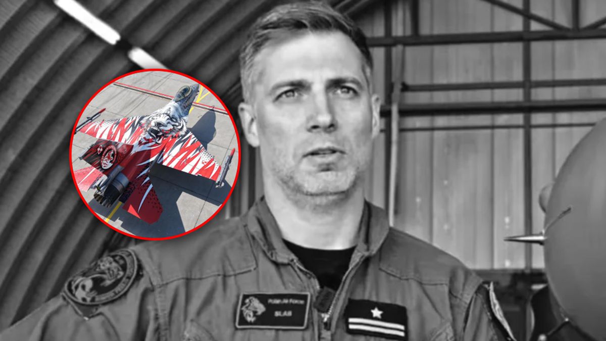 Maciej Krakowian miał latać F-16 w niezwykłych barwach.