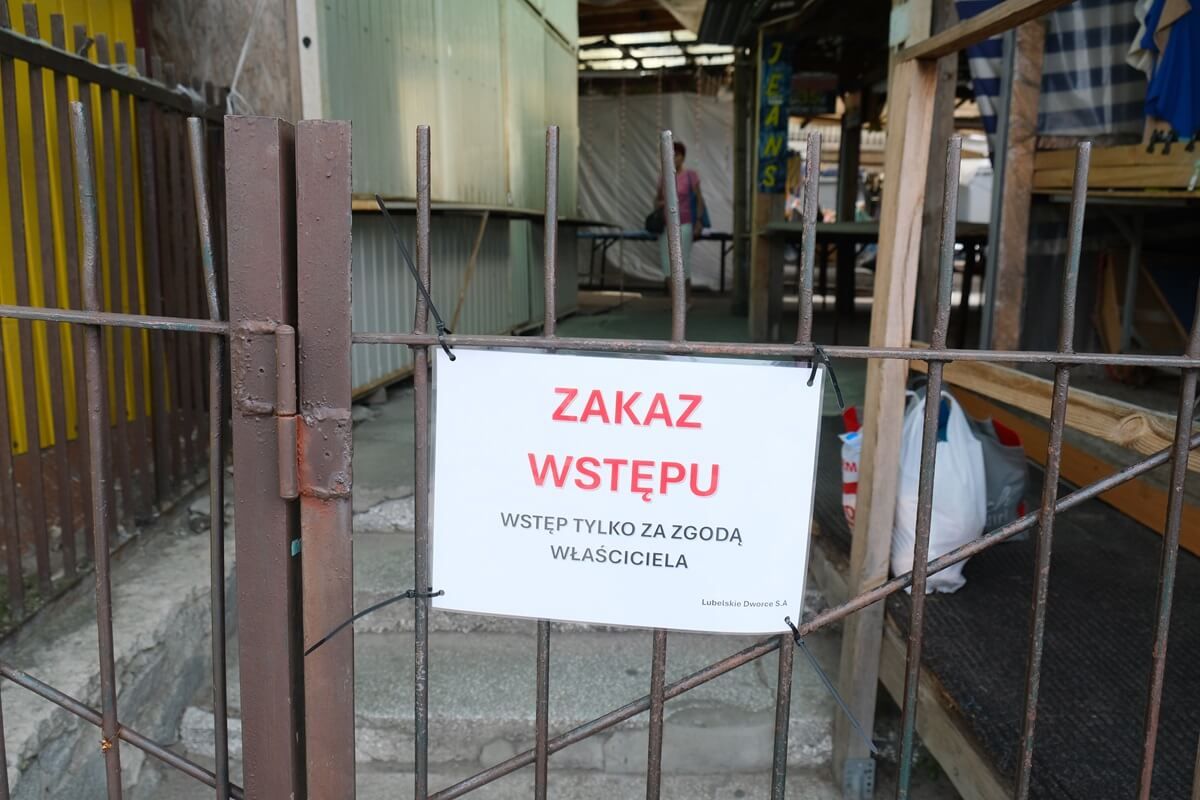 Zakaz wstępu od 1 lipca na teren targowiska przy ul. Ruskiej w Lublinie