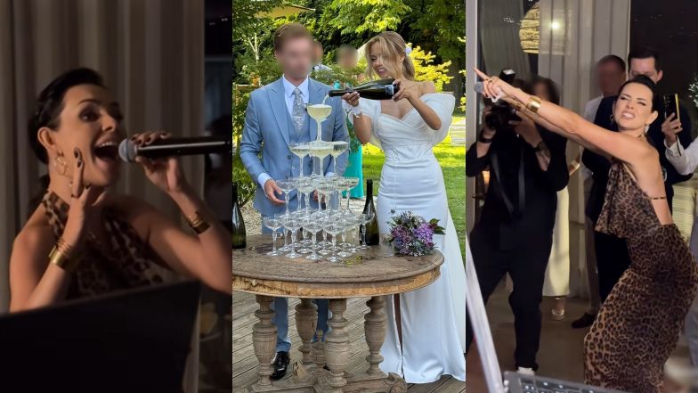 Magdalena Adamowicz wyszła za mąż. Dorota Gardias szalała na weselu koleżanki