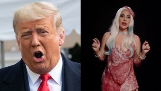 Donald Trump STRASZY wyborców Lady Gagą: "Znam na jej temat wiele ciekawych historii"