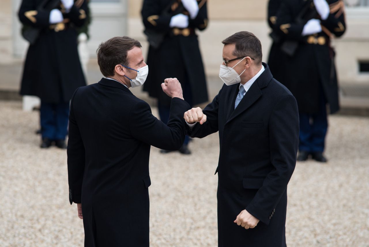 "FAZ": Emmanuel Macron zbliża się do Polski