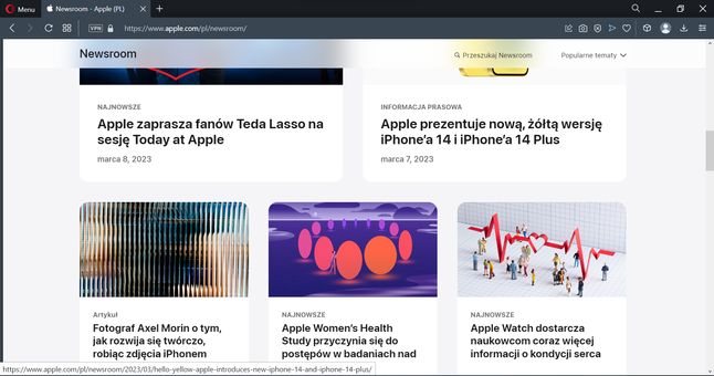 Polskie biuro prasowe Apple'a nie próżnuje