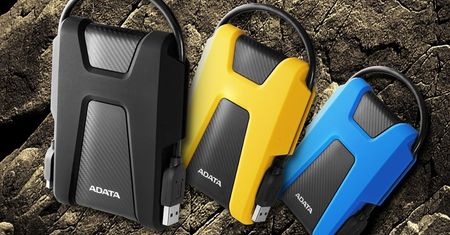 ADATA prezentuje nowe dyski zewnętrzne - wytrzymałe HD680 i smukłe HV320