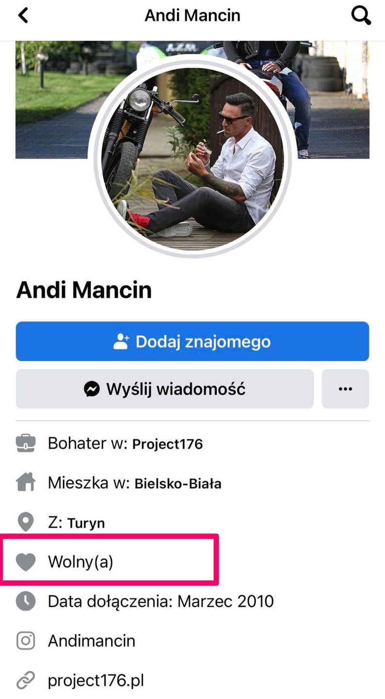 Andi Mancin na Facebooku
