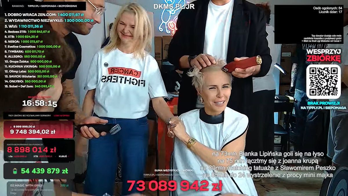 Blanka Lipińska wzięła udział w akcji Łatwoganga