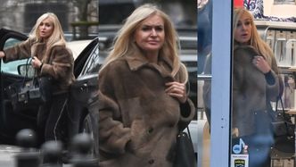 Skwaszona Monika Olejnik "przyłapana" na parkowaniu na zakazie. Nie była zadowolona z towarzystwa paparazzi... (ZDJĘCIA)