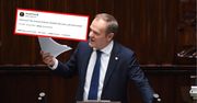 Tusk kpi z PiS. "Nie znam, pierwsze słyszę".