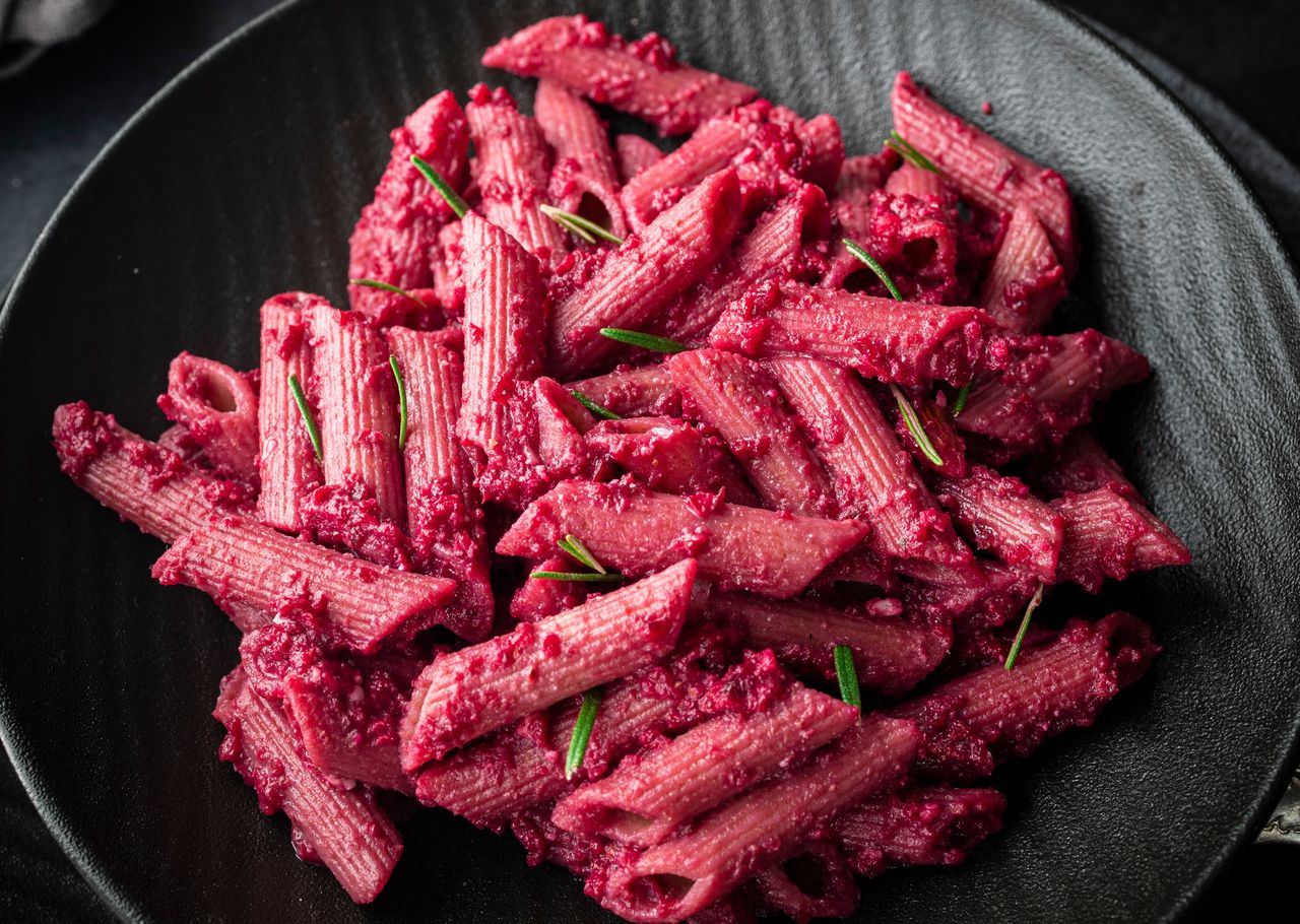 Celebrity-endorsed pink pasta: A healthy culinary craze