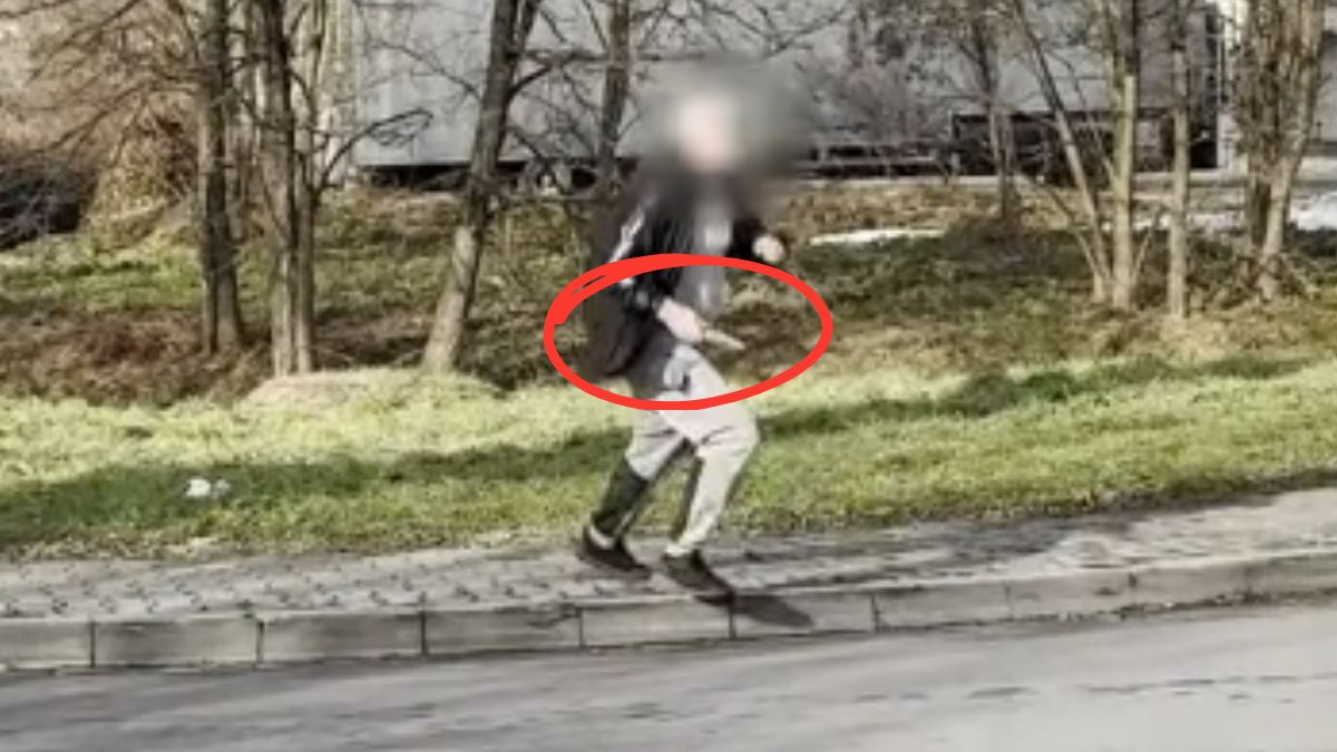 Policja pokazała nagranie z interwencji w Myślenicach 