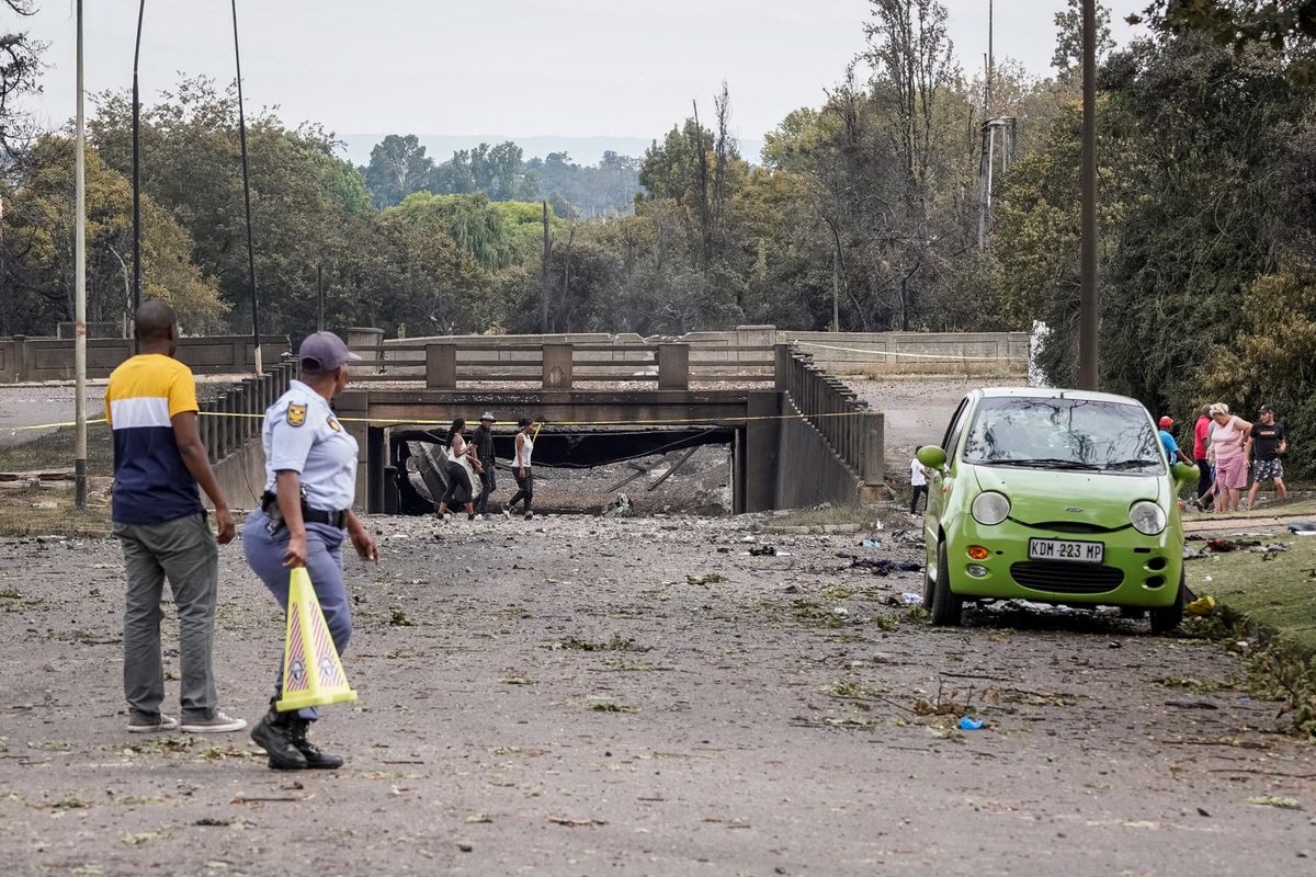9 osób zginęło w wyniku eksplozji cysterny z gazem RPA
