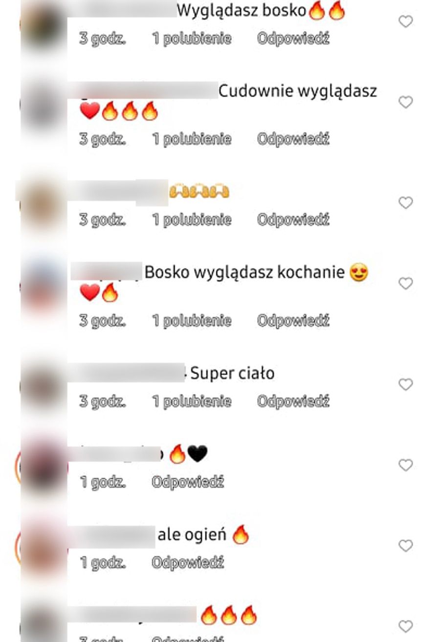 Fani zachwycają się Wiktorią Gąsiewską 
