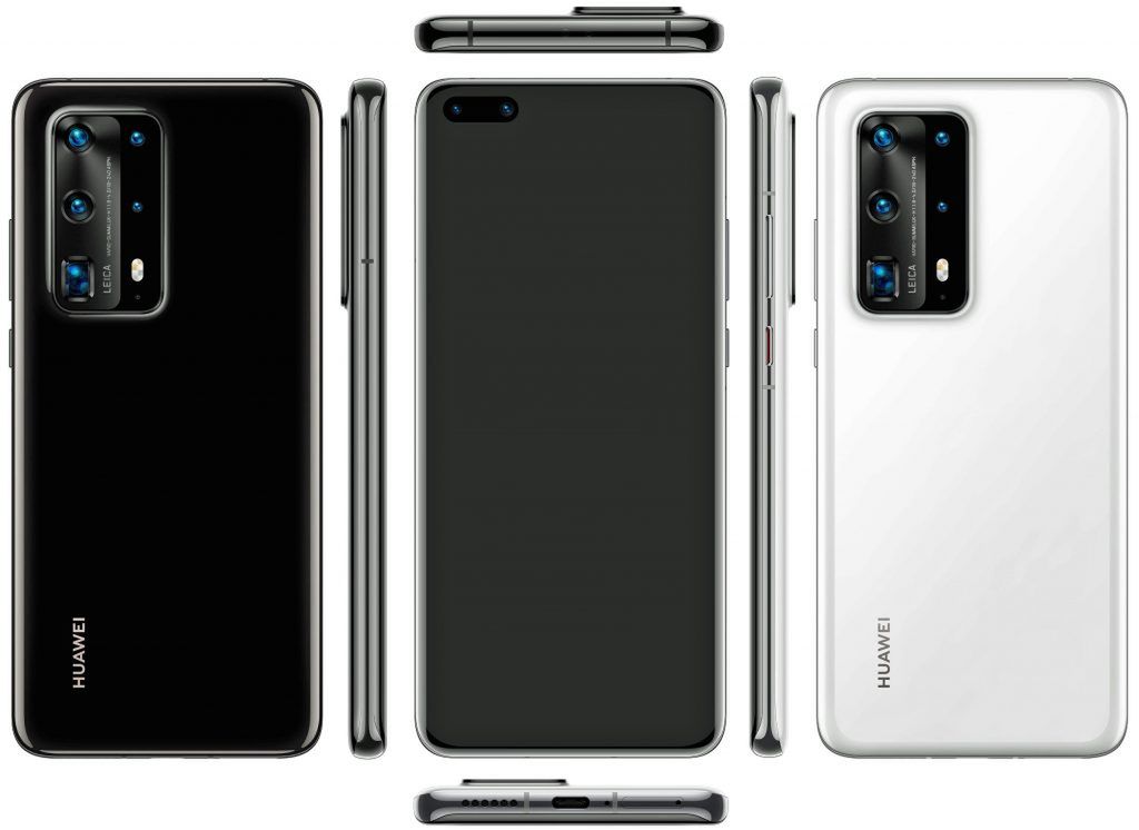 Tak ma wyglądać Huawei P40 Pro. Po prawej wersja ceramiczna